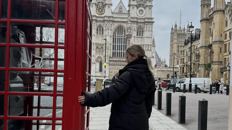 Westminster Abbey, one of the most famous sights in London, England.