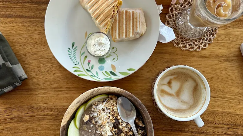 Breakfast in El Tránsito Nicaragua.